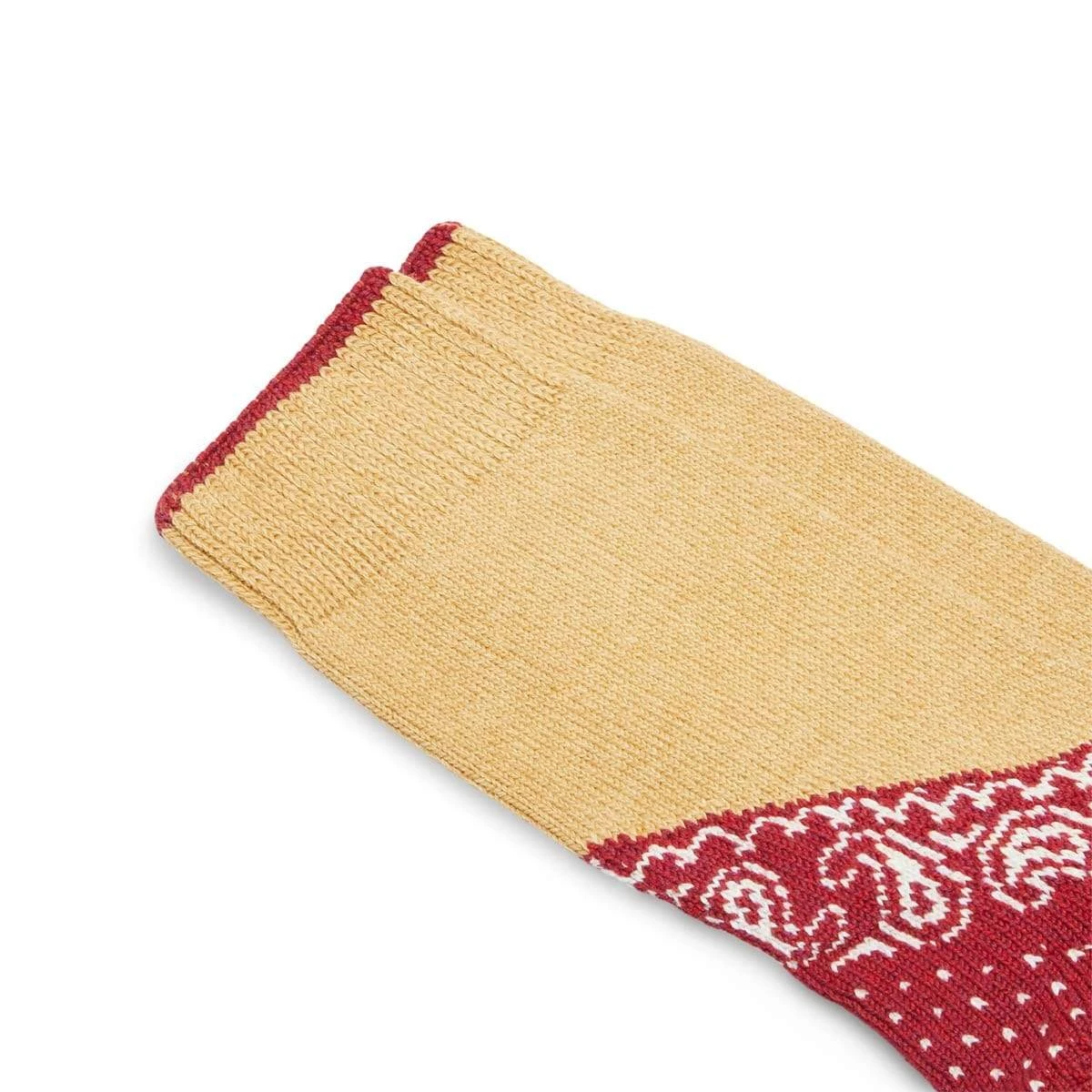 KAPITAL 96 YARNS HEEL PAISLEY BANDANA SOCKS - Image 2