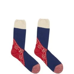 KAPITAL 96 YARNS HEEL BANDANA SOCKS
