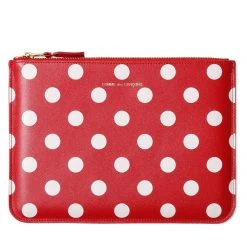 Comme Des Garçons Wallet DOTS PRINTED LEATHER LINE