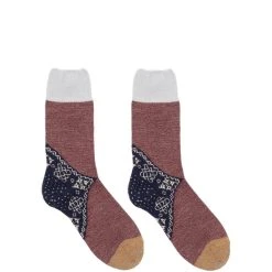 KAPITAL 96 YARNS WOOL HEEL BANDANA SOCKS