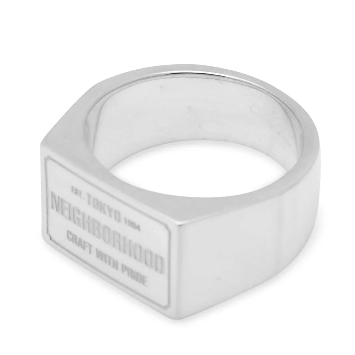 Neighborhood SILVER SIGNET RING - Image 5