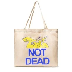 PRMTVO EARTH NOT DEAD CANVAS TOTE BAG