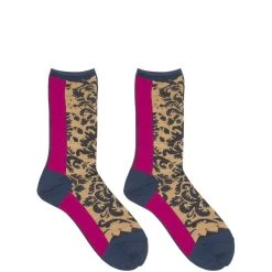 KAPITAL 200 YARNS DAMASK SOCKS