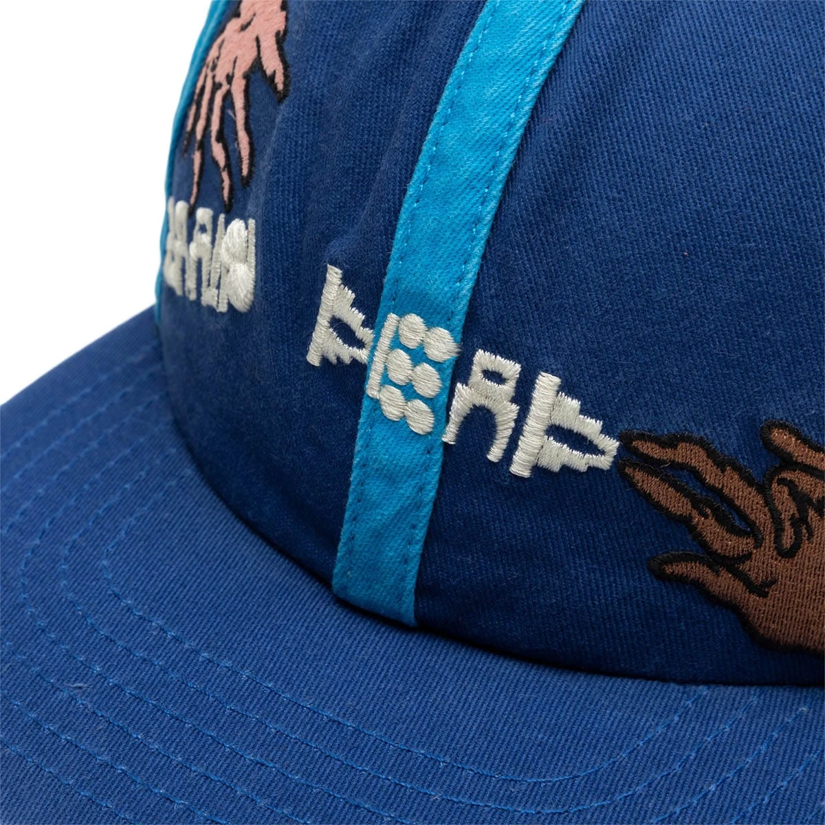 Brain Dead CONNECTION 6 PANEL TWILL CAP - Image 4
