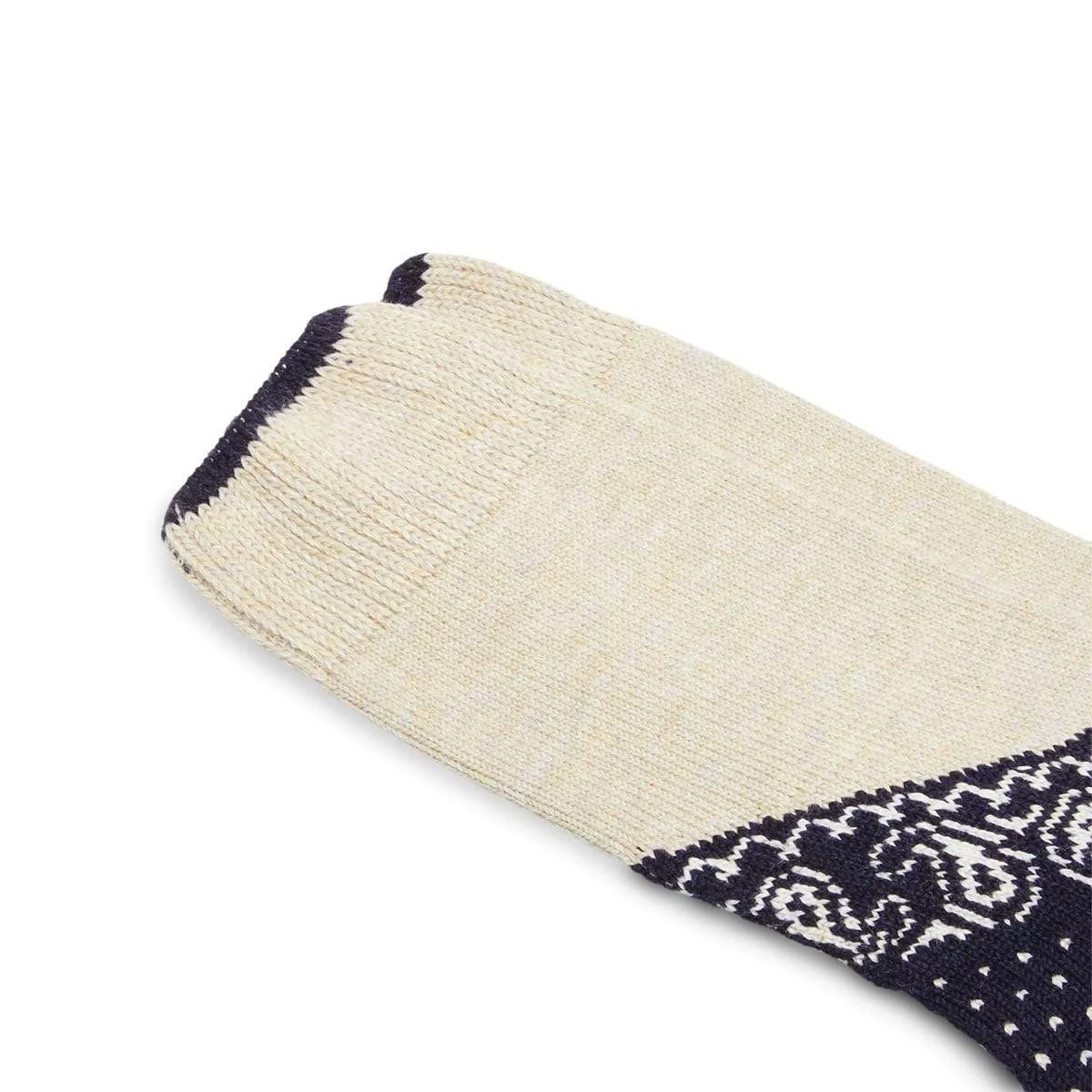 KAPITAL 96 YARNS HEEL PAISLEY BANDANA SOCKS - Image 2