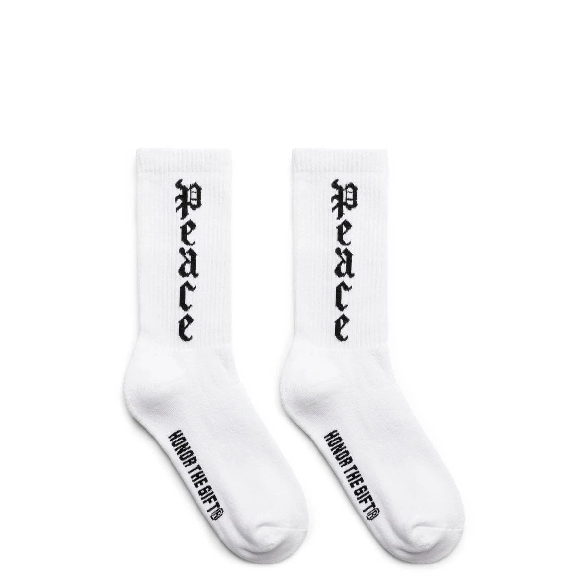 HONOR THE GIFT PEACE SOCKS