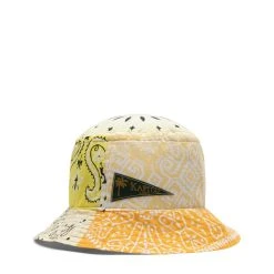 KAPITAL BANDANA PATCHWORK BUCKET HAT