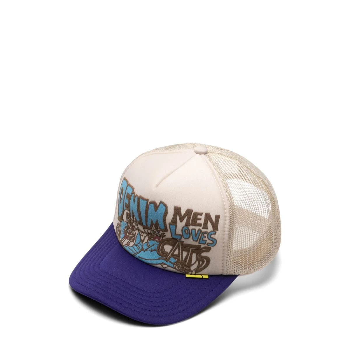 KAPITAL DENIM MEN LOVE CATS TRUCKER CAP - Image 2