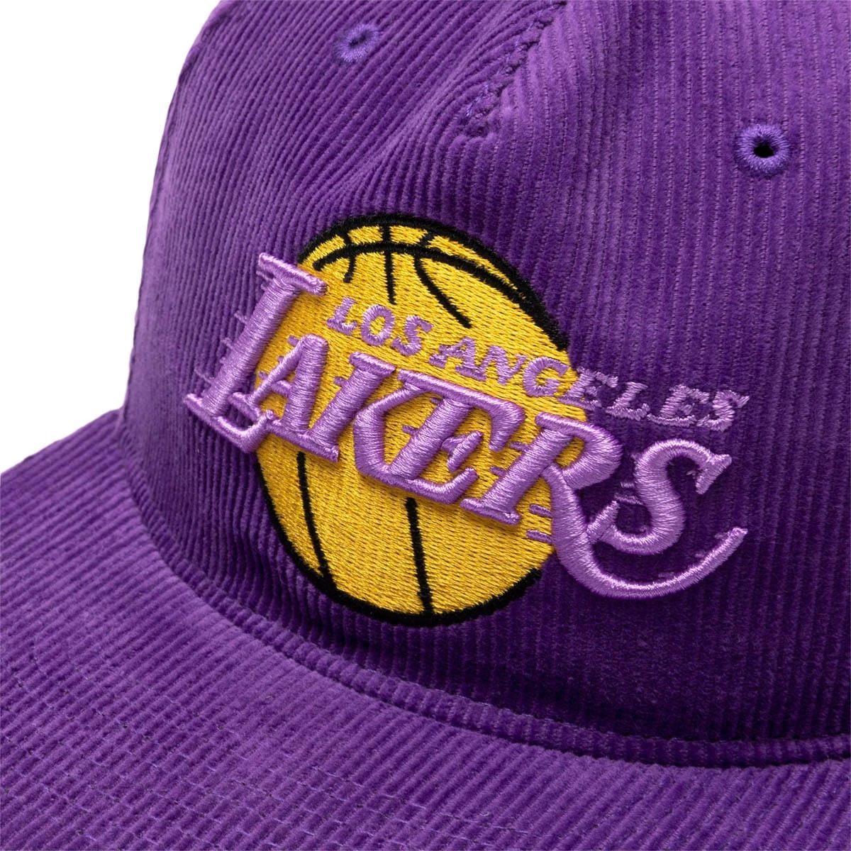 Mitchell & Ness X BODEGA WORLDWIDE RESPECT LAKERS SNAPBACK - Image 5