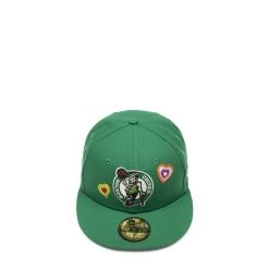 NEW ERA 59FIFTY BOSTON CELTICS CHAIN STITCH HEART FITTED CAP