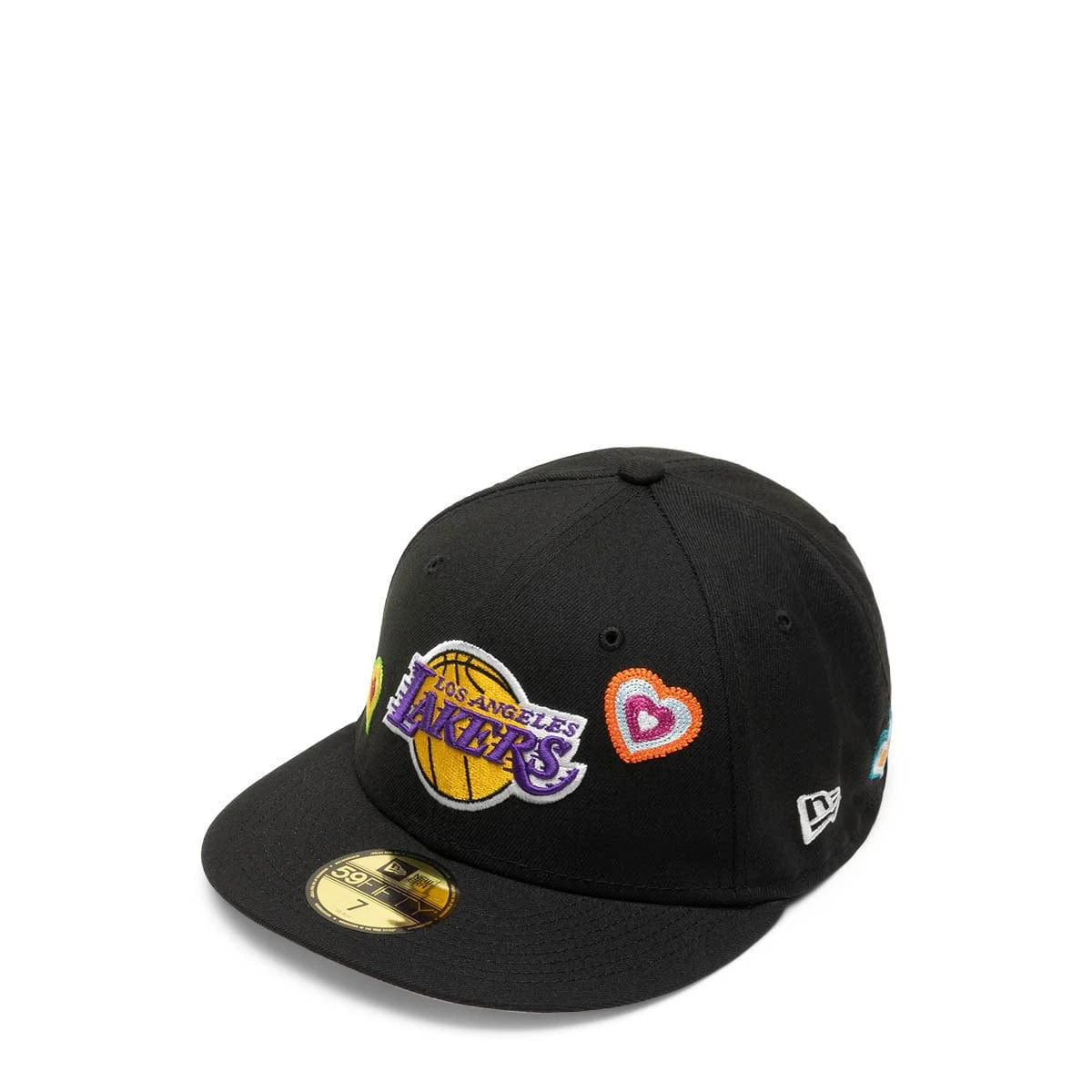 NEW ERA 59FIFTY LOS ANGELES LAKERS CHAIN STITCH HEART FITTED CAP - Image 2