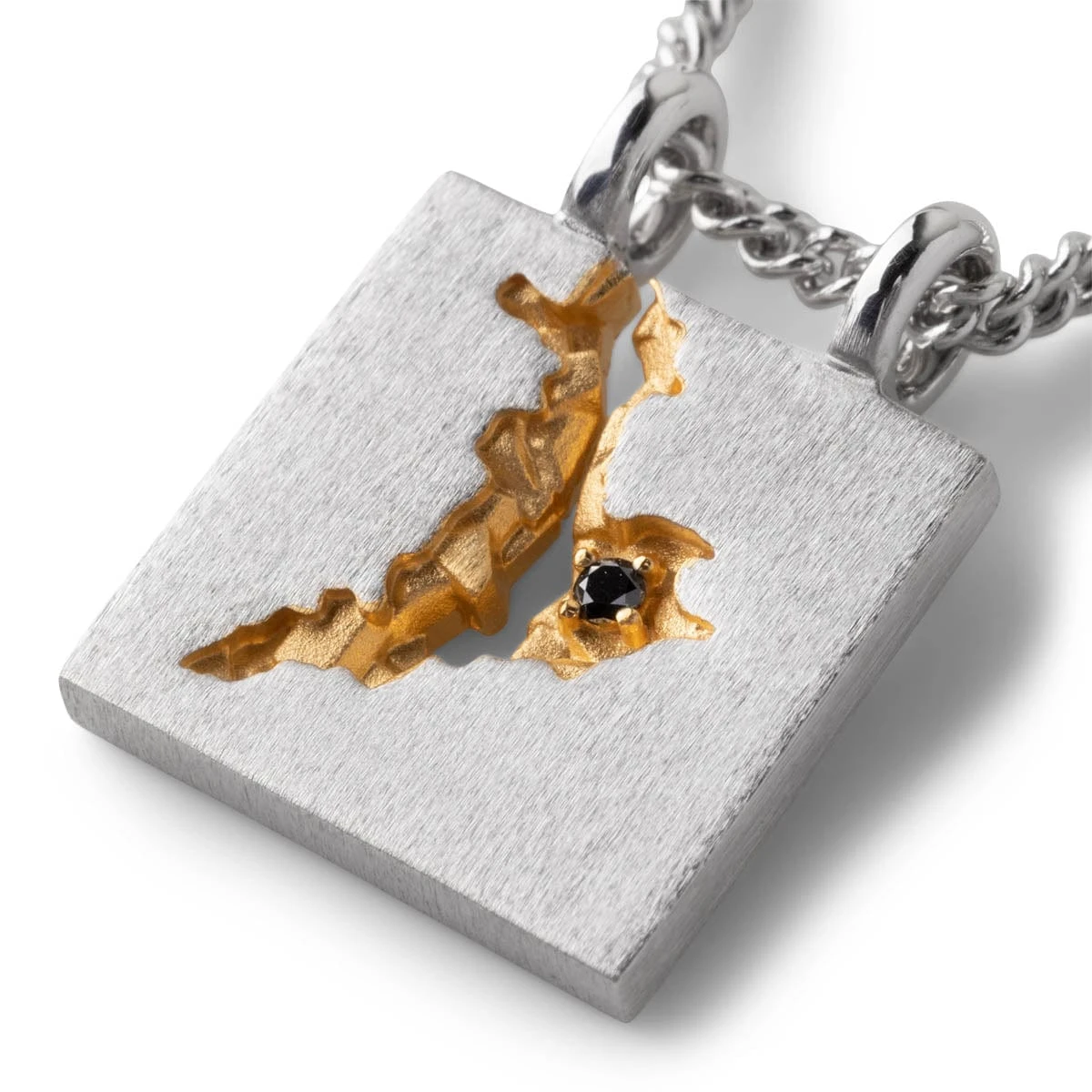 Tom Wood MINED PENDANT BLACK DIAMOND - Image 4